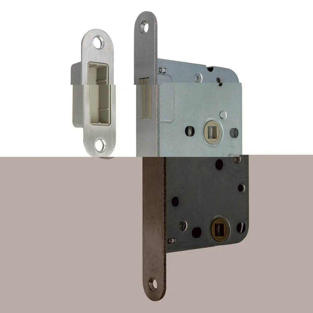 Magneetslot - toilet-badkamerslot RVS