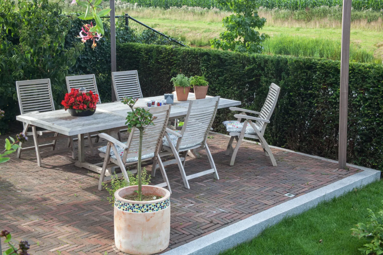 Natuursteen Opsluitband Graniet Lichtgrijs Piazzo