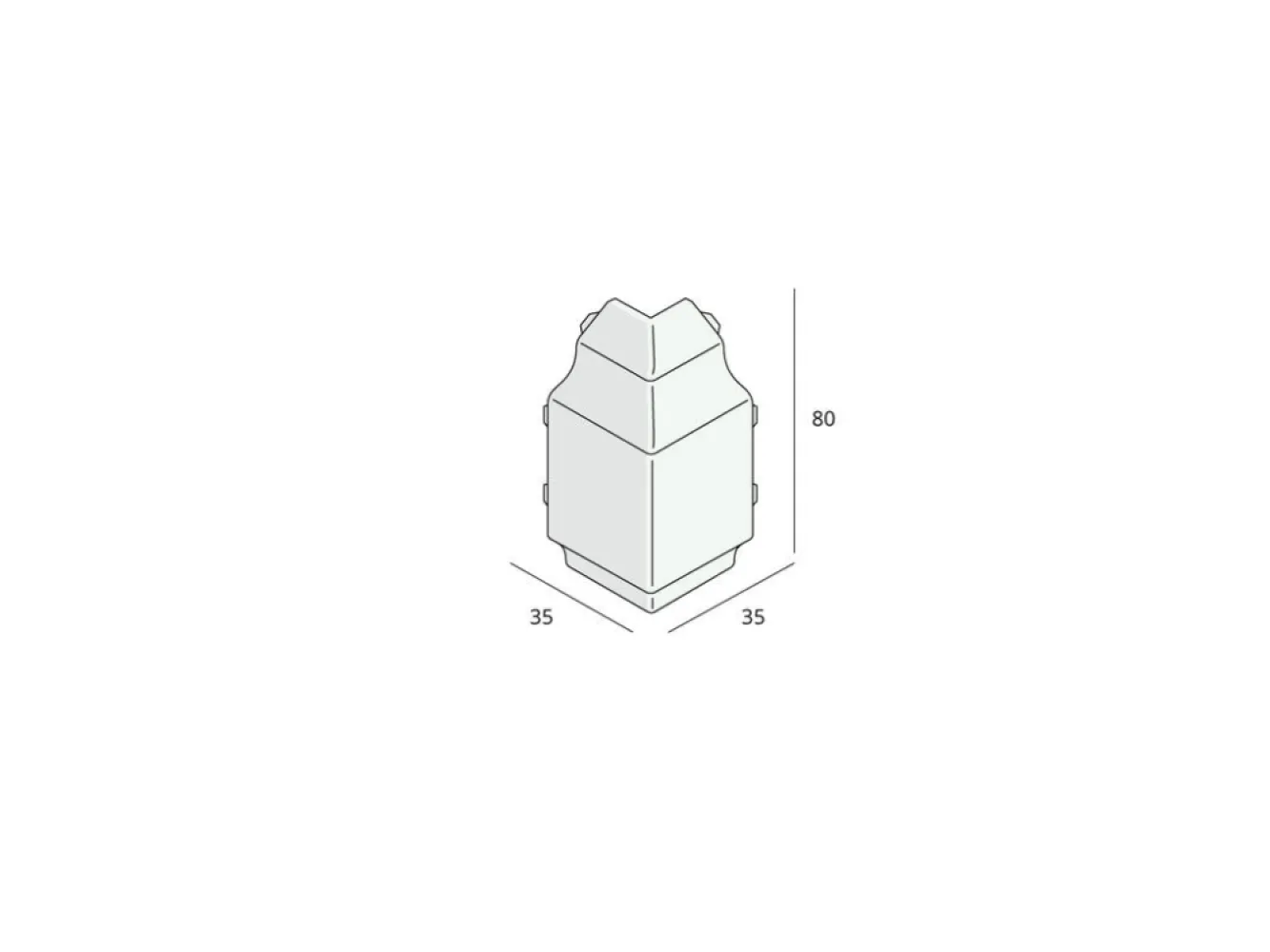 Keralit Hoekstuk sierlijst Klassiek (2852)