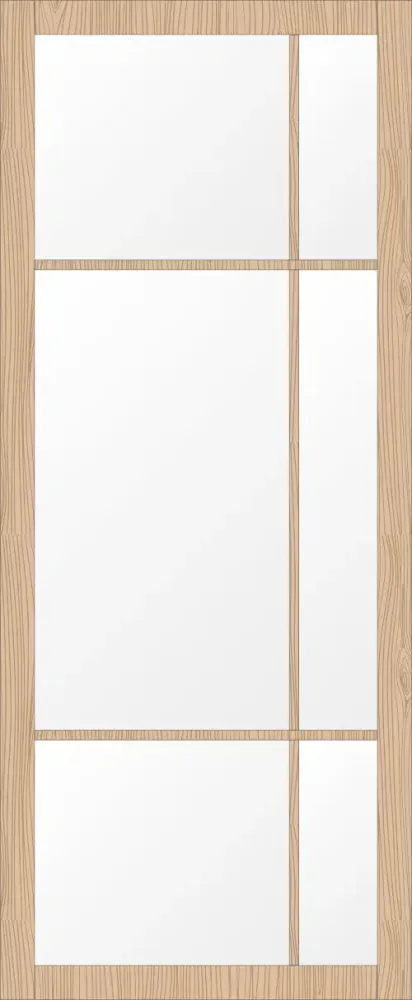 Eiken deur SLK 002 (1-bis massief)