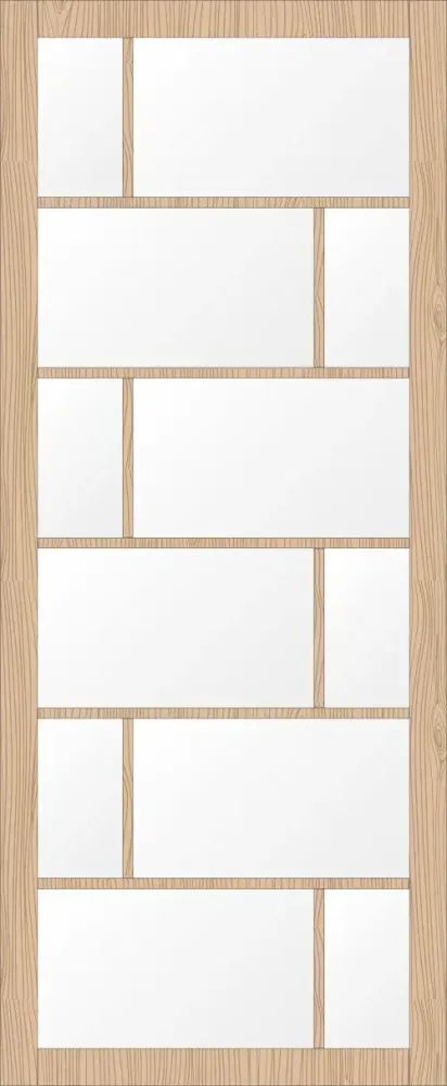 Eiken deur SLK 006 S (1-bis massief)