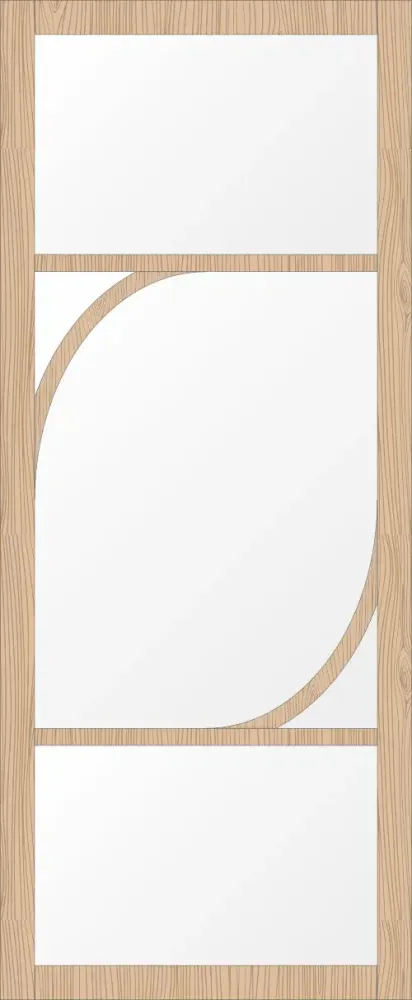 Eiken deur SLK 030 (1-bis massief)