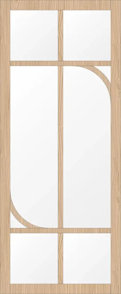 Eiken deur SLK 031 (1-bis massief)