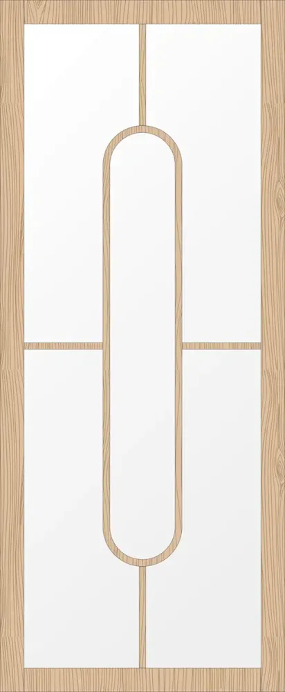 Eiken deur SLK 036 (1-bis massief)