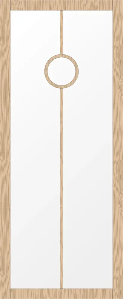 Eiken deur SLK 038 (1-bis massief)