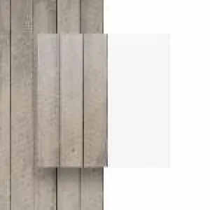 Stalen scharnierdeur 6 Vlaks + Kozijn