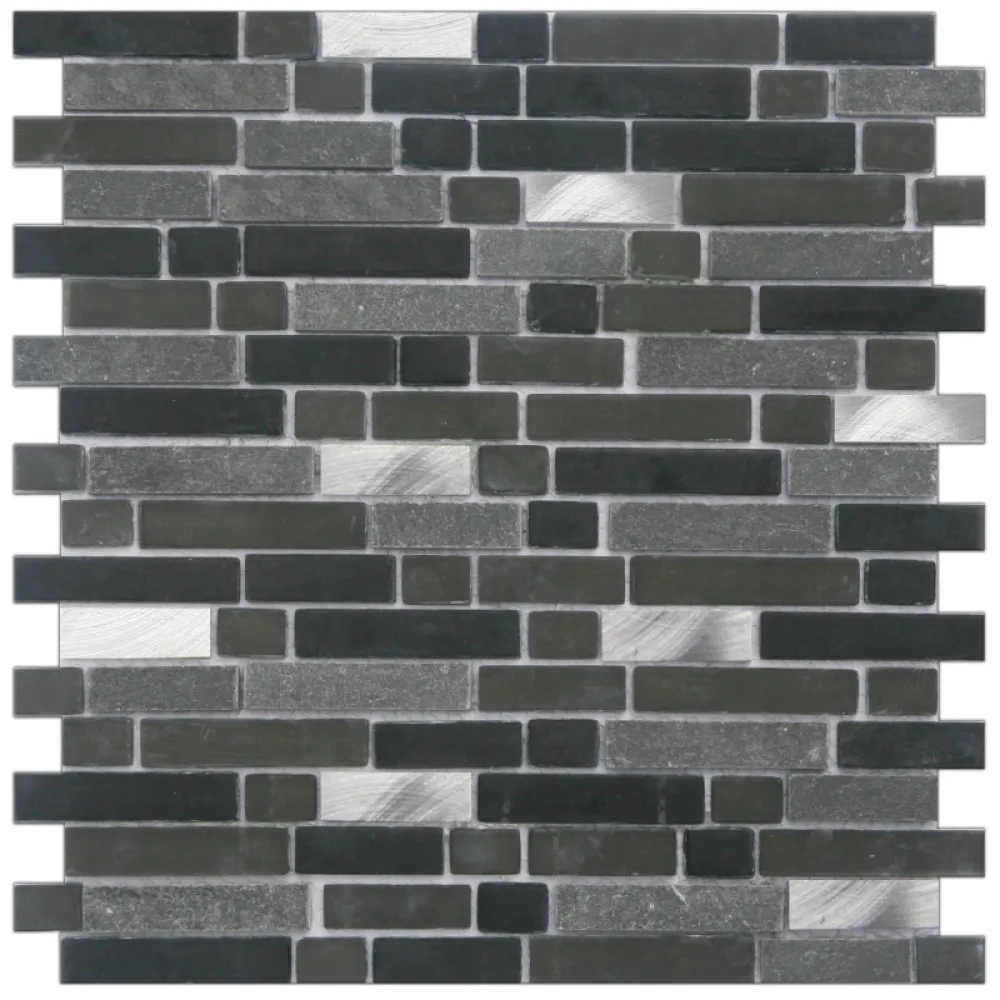 Stardos Mozaïek Slate RVS Zwart MOS6640739