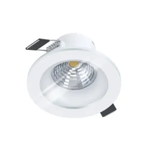 EGLO LED Inbouwspot SALABATE IP44 rond dimbaar vast wit