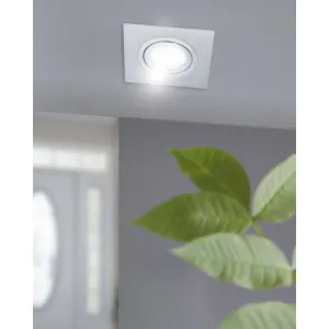EGLO LED Inbouw set 3-L AREITIO 4-kant Kantelbaar aluminium