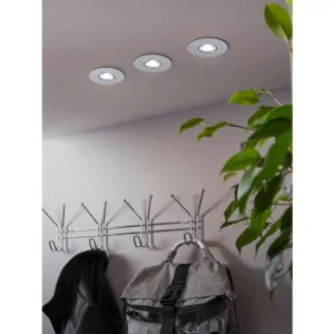 EGLO LED Inbouw set 3-L AREITIO rond Kantelbaar aluminium