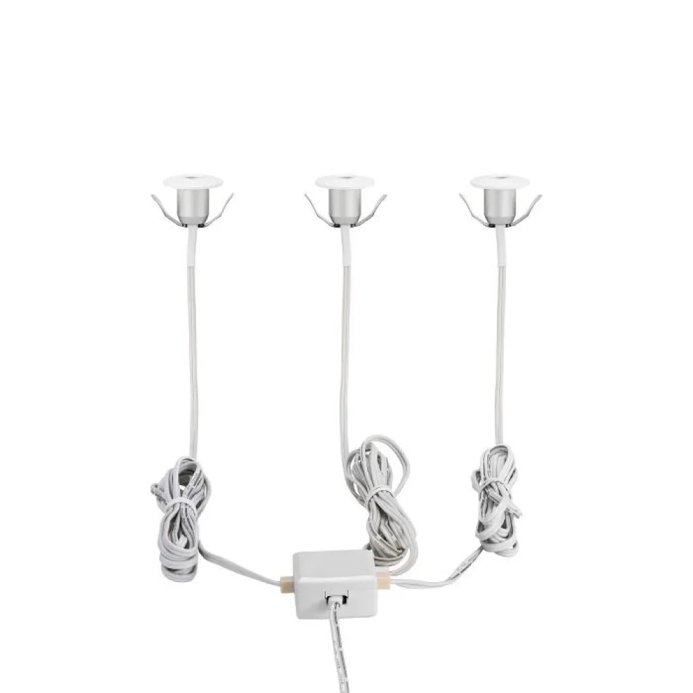 EGLO LED Inbouw set 3-L CHANGO IP44 Sterhemel wit