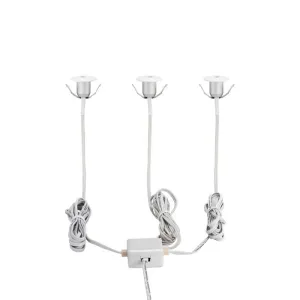 EGLO LED Inbouw set 3-L CHANGO IP44 Sterhemel wit