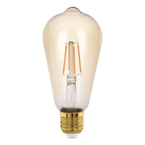 Lichtbron AMBER E27 ST64 270LM 2200K