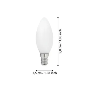 Lichtbron MILKY E14 KAARS 470LM 2700K