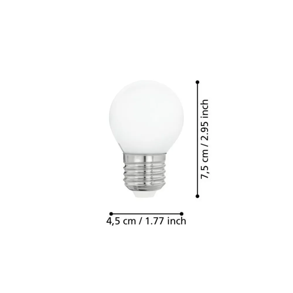 Lichtbron MILKY E27 KOGEL 470LM 2700K