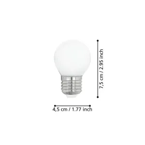 Lichtbron MILKY E27 KOGEL 470LM 2700K
