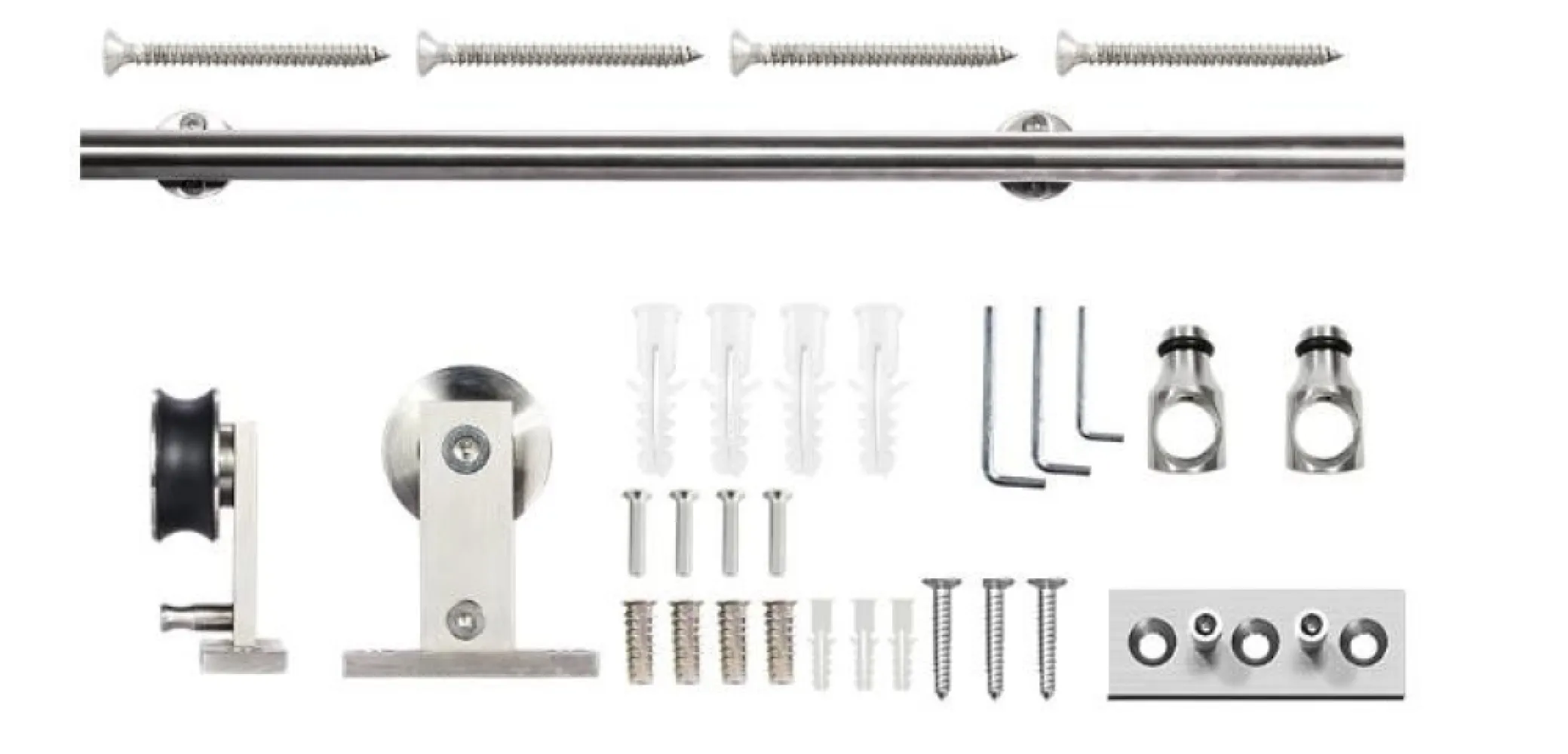 Stalen schuifdeursystemen Systeem Modern topmontage SDS-HM3001