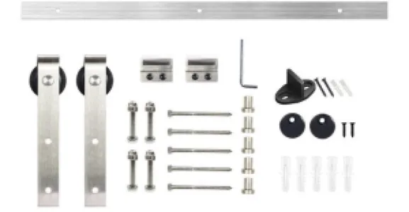 Stalen schuifdeursystemen Systeem Recht RVS SDS-HM3003