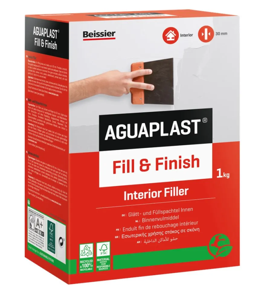 Aguaplast Fill & Finish binnenvulmiddel doos 1 kg