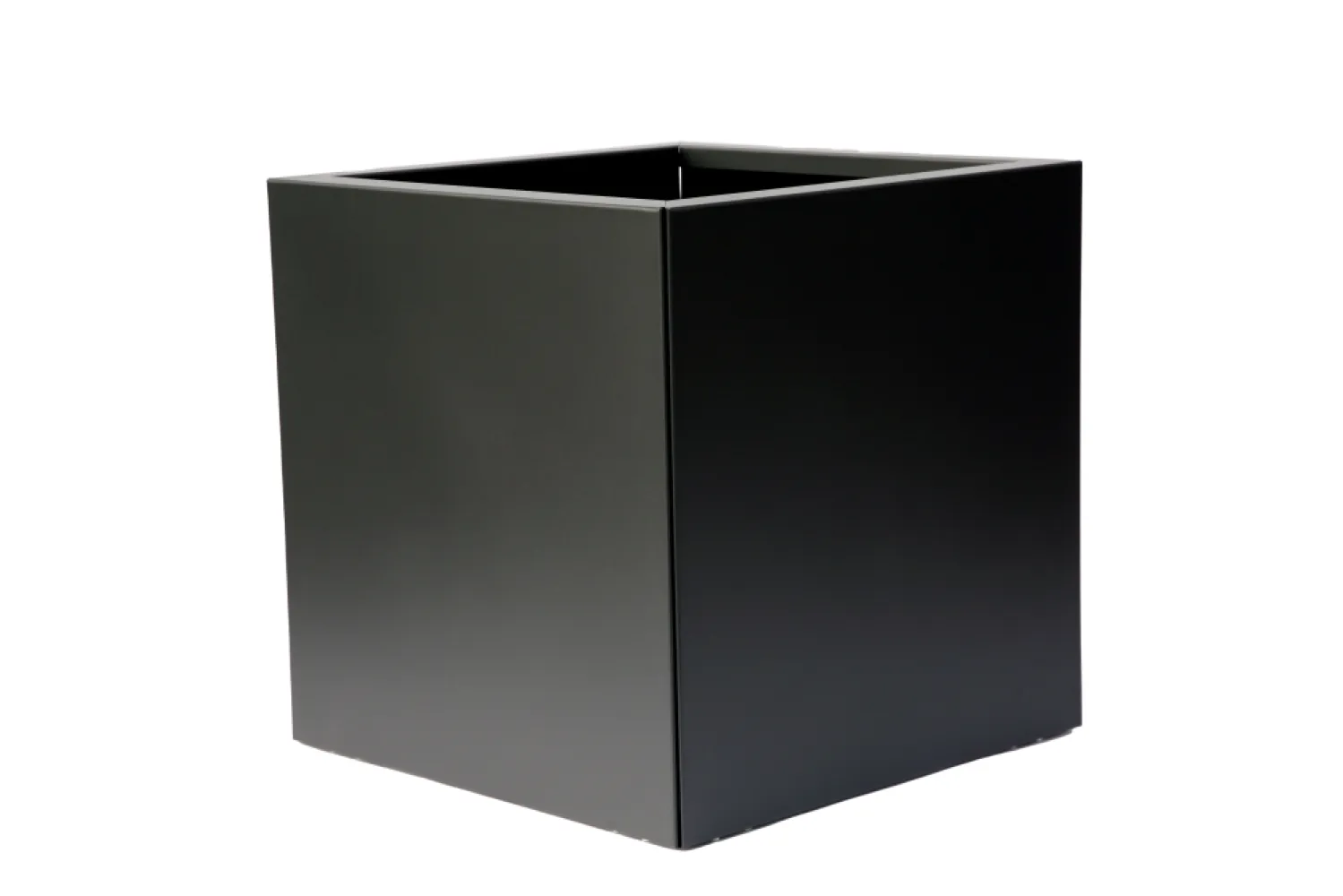 Bloembak vlak - Grafiet Zwart