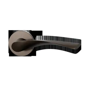 Deurkrukset Kino op rond rozet Ø50mm Dark blend