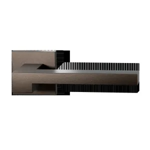 Deurkrukset Raa op vierkant rozet 50x50mm Dark blend