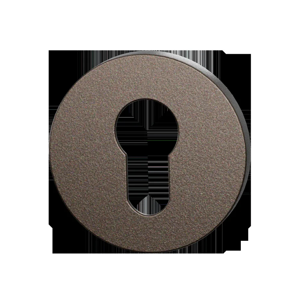Set cilinderrozetten Entree rond Ø53mm Dark blend