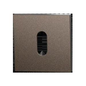 Set sleutelrozetten Entree vierkant 53x53mm Dark blend