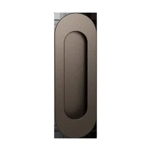 Schuifdeurkom GPF0716 ovaal 120x40mm Dark blend
