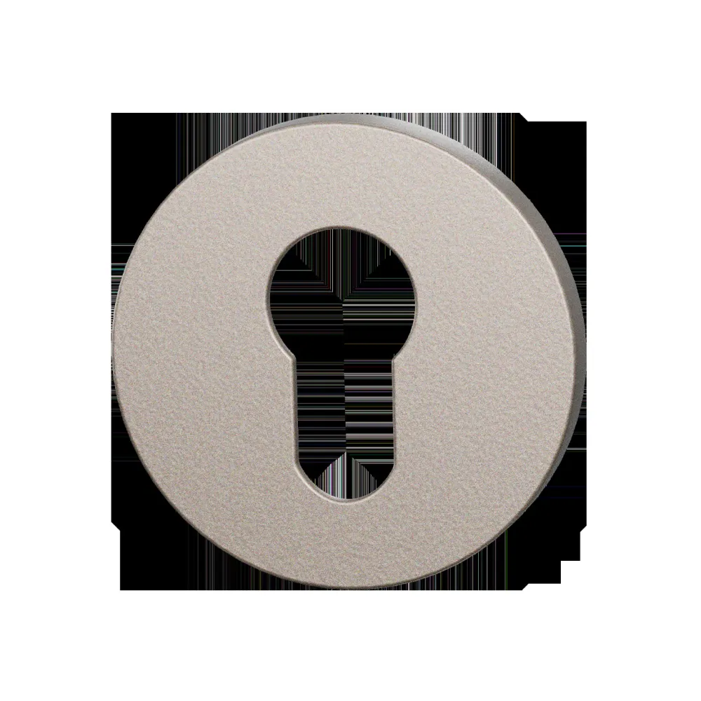 Set cilinderrozetten Entree rond Ø53mm Mocca blend