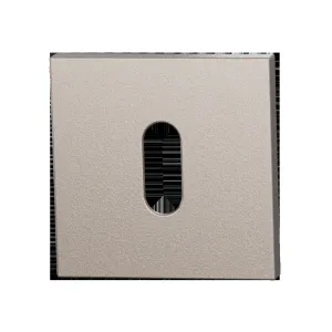 Set sleutelrozetten Entree vierkant 53x53mm Mocca blend