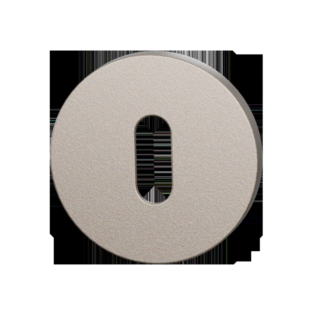 Set sleutelrozetten Entree rond Ø53mm Mocca blend