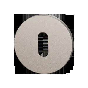 Set sleutelrozetten Entree rond Ø53mm Mocca blend