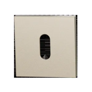 Set sleutelrozetten Entree vierkant 53x53mm Champagne blend