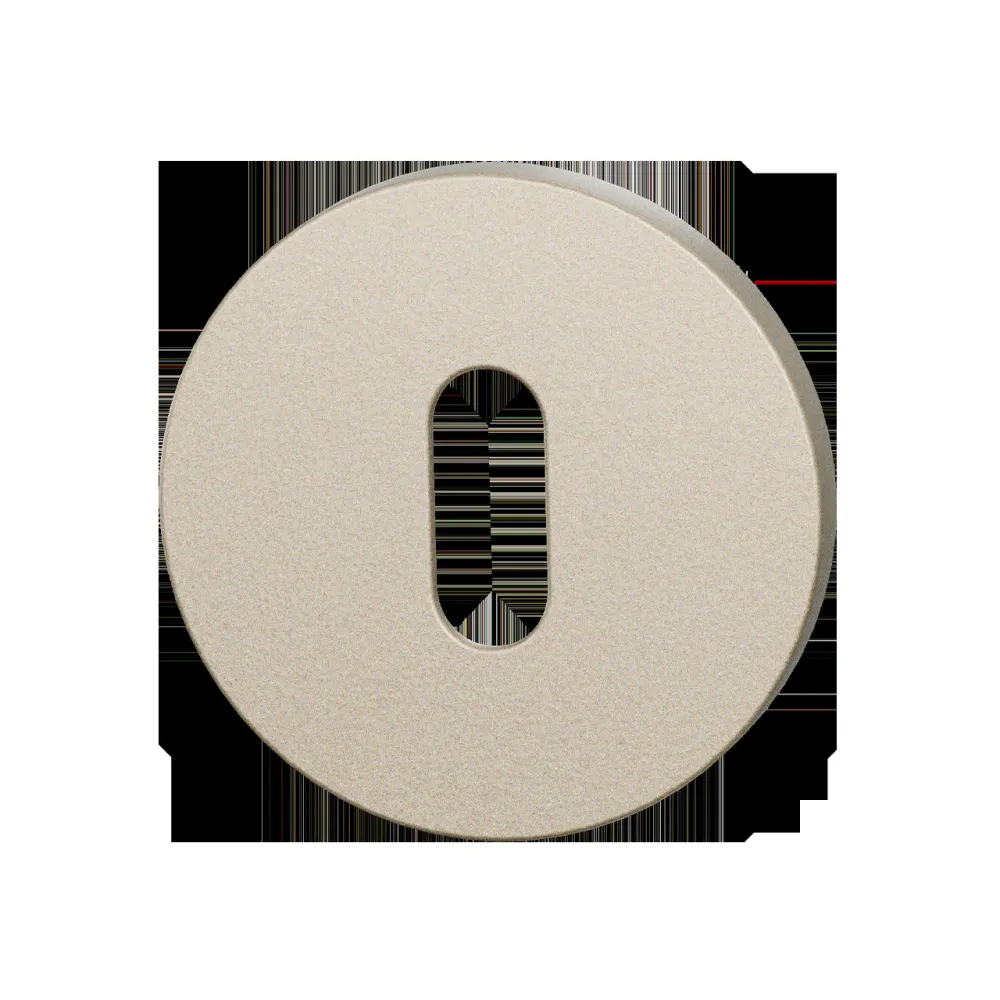 Set sleutelrozetten Entree rond Ø53mm Champagne blend