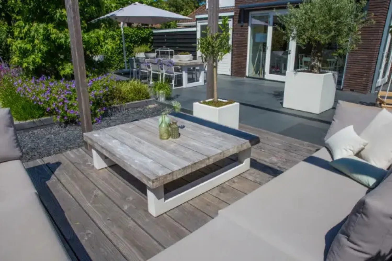 Jumbo-dekdeel grenen 400x19,5x2,8 cm Groen geïmpregneerd