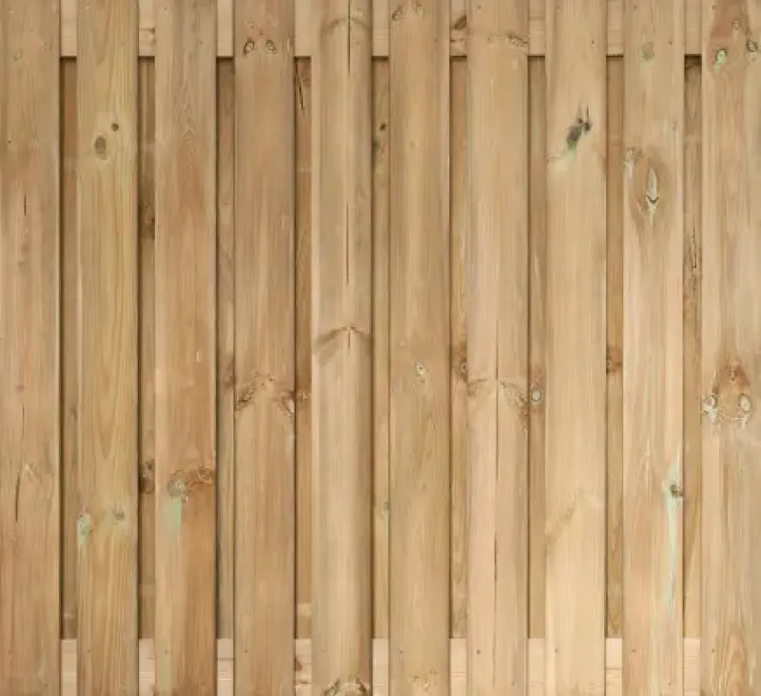 Breda-scherm recht Groen geïmpregneerd