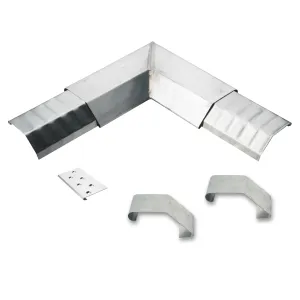 RHEINZINK WB KliQ-deklijst 135gr 45/50mm buitenhoekstuk + klang