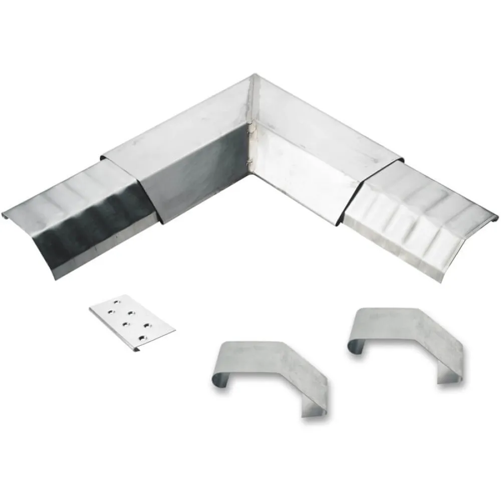 RHEINZINK WB KliQ-deklijst 135gr 85/50mm buitenhoekstuk compleet