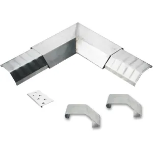 RHEINZINK WB KliQ-deklijst 135gr 85/50mm buitenhoekstuk compleet