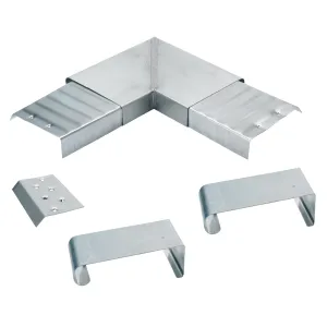 RHEINZINK WB Quick-fix 90gr 80/40mm buitenhoekstuk compleet