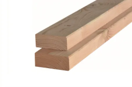 Balken douglas 45x95mm gedroogd en geschaafd