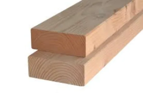 Balken douglas 65x190mm gedroogd en geschaafd