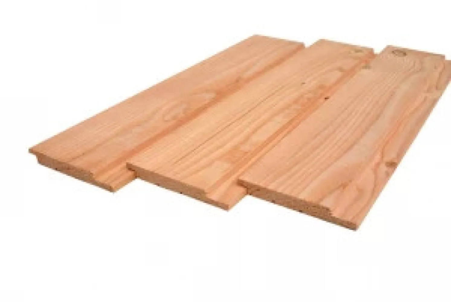 Channelsiding Douglas 18x142mm onbehandeld, gedroogd