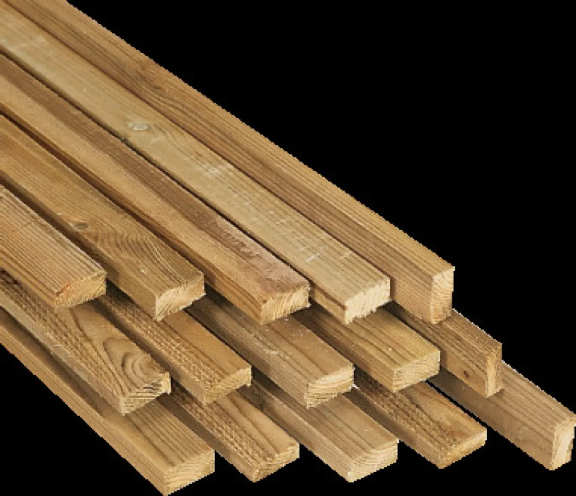 24x48 mm vuren panlat ruw geimpregneerd 5000mm