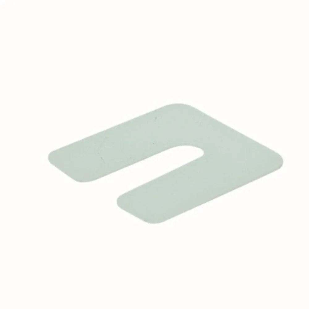 GB uitvulplaat 1mm wit etiket; 480 per zak