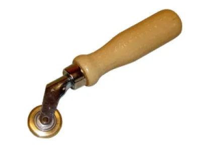 RubberCover aandrukrol messing 6x28 mm