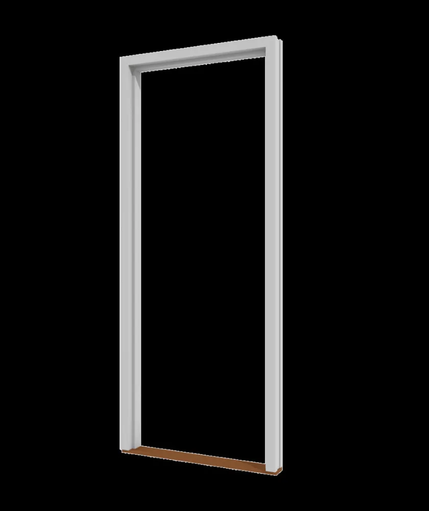 4Pl Kozijn 56x90x2315mm R stomp wit gegrond