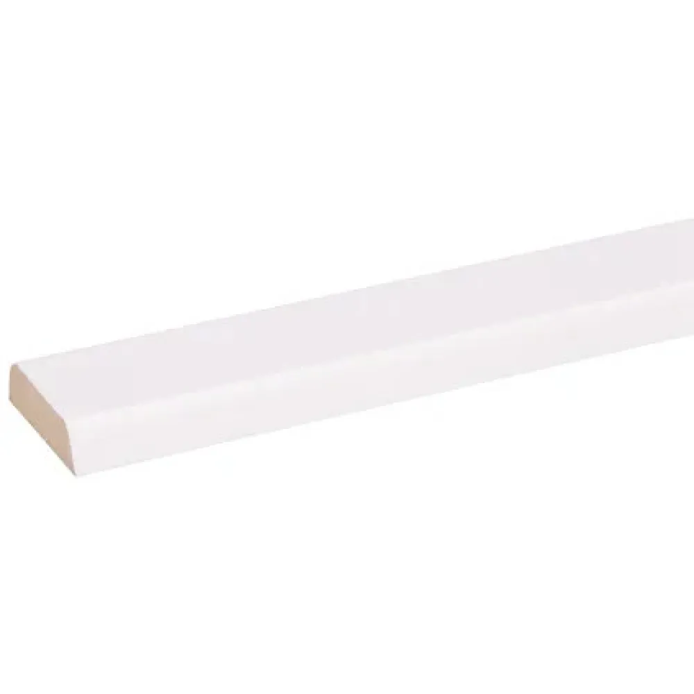 Koplat schuin 12x45mm Mahonie FJ wit gegrond 490cm