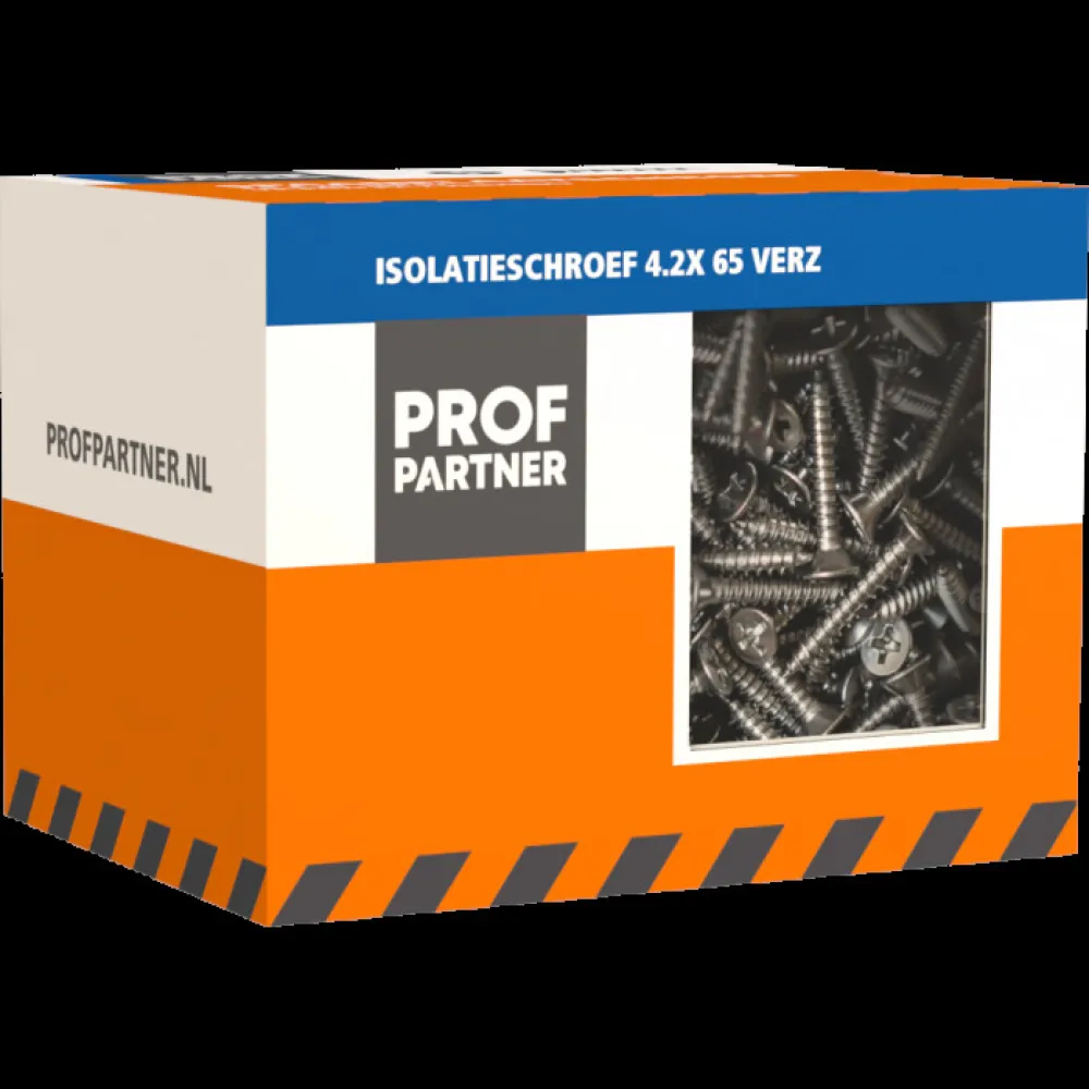 ProfPartner isolatieschroef 4,8x 100 verzinkt 50 st/ds